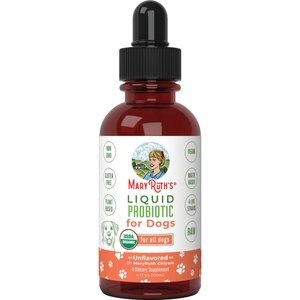 MaryRuth's Liquid Probiotic Unflavored Dog Supplement, 4-oz bottle