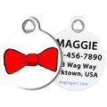 Dog Tag Art Bow Tie Personalized Dog & Cat ID Tag, Small