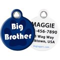 Dog Tag Art Big Brother Personalized Dog & Cat ID Tag, Small