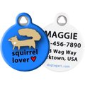 Dog Tag Art Squirrel Lover Personalized Dog & Cat ID Tag, Small