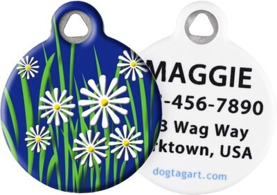 Dog Tag Art Daisy Personalized Dog & Cat ID Tag, slide 1 of 1
