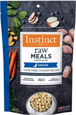 Instinct Raw Meals Cage-Free Chicken Recipe Grain-Free Freeze-Dried Senior Dog Food, 9.5-oz bag, slide 1 of 1