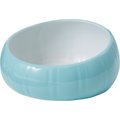 Frisco Slanted Ceramic Dog Bowl, Blue, 4.5 Cups