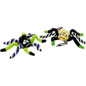 Frisco Spider Plush Squeaky Dog Toy, Small/Medium