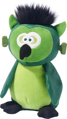 Frisco Frankenstein Owl Plush Squeaky Dog Toy, slide 1 of 1