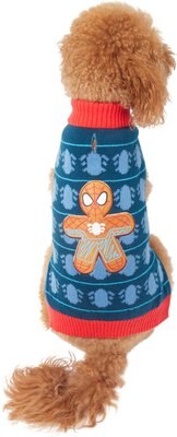 Marvel's Spiderman Gingerbread Dog & Cat Sweater, slide 1 of 1