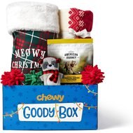 Goody Box Holiday Cat Toys, Treats, Blanket & Stocking