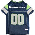 Pets First NFL Dog & Cat Jersey, Seattle Seahawks, Small