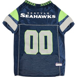 Pets First NFL Dog & Cat Jersey, Seattle Seahawks, X-Small