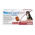 NexGard Chew for Dogs, 60.1-121 lbs, (Red Box), 1 Chew (1-mo. supply)