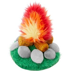 Frisco Camping Campfire Plush Squeaky Dog Toy