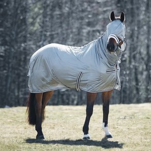 Horze Equestrian La Pampa Horse Fly Set, Grey, 72