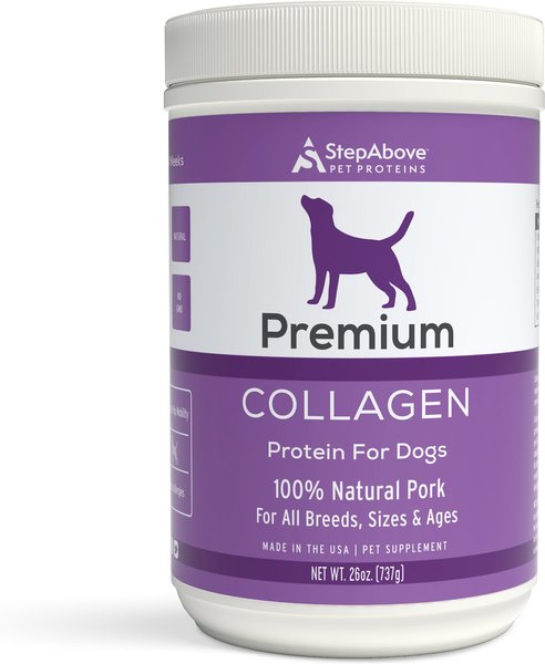 Step Above Proteins Natural Pork Collagen Gelatin Protein Dog Supplement, 26-oz bottle slide 1 of 5