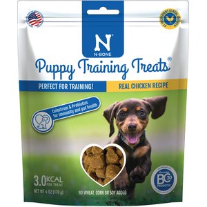 N-Bone Puppy Training Real Chicken Recipe Grain-Free Dog Treats, 6-oz pouch