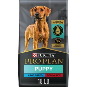 Purina Pro Plan Development Beef & Rice Formula High Protein Large Breed Dry Puppy Food, 18-lb bag