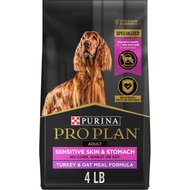 Purina Pro Plan Specialized Sensitive Skin & Stomach Turkey & Oat Meal Formula High Protein Dry Dog Food