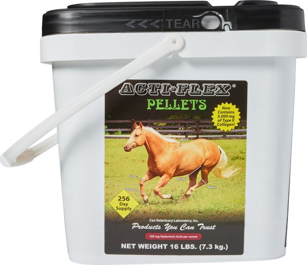 Cox Vet Lab Acti-Flex Pellets Horse Supplement, 16-lb bucket slide 1 of 2