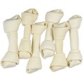 All Natural White 8-9-in Knotted Rawhide Bones Dog Chew Treats, 3 count