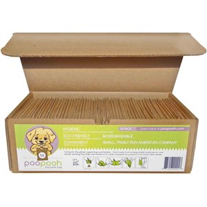poopooh Biodegradable Dog Waste Bags, 56 count