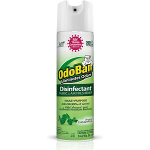 OdoBan Disinfectant Fabric & Air Freshener Eucalyptus Spray, 14.6-oz bottle