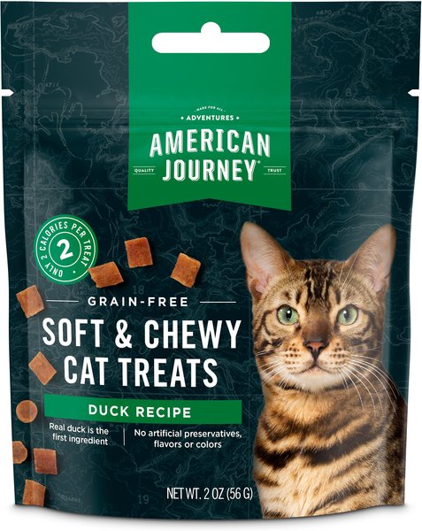 American Journey Duck Recipe Grain-Free Soft & Chewy Cat Treats, 2 oz slide 1 of 7