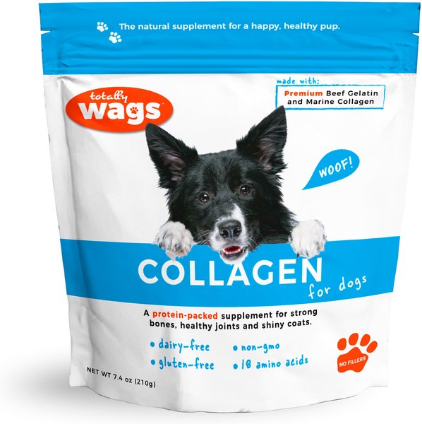 Totally Wags Collagen Dog Supplement, 7.4-oz bag slide 1 of 8