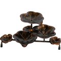 Beckett 3 Leaf Tier Lily Pad Water Cascade Pond Accent