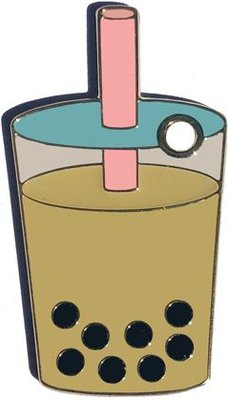 Trill Paws Bubble Tea Personalized Dog & Cat ID Tag, slide 1 of 1