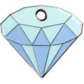 Trill Paws Diamond Personalized Dog & Cat ID Tag