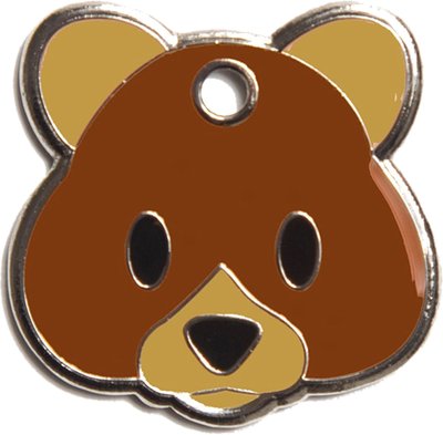 Trill Paws Teddy Personalized Dog & Cat ID Tag, slide 1 of 1