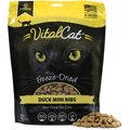 Vital Essentials Duck Mini Nibs Freeze-Dried Cat Food, 12-oz bag