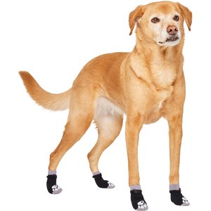 Frisco Non-Skid Dog Socks, Black, Size 4