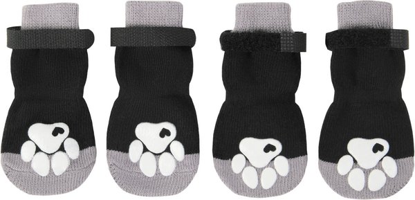 Frisco Non-Skid Dog Socks, Black, Size 6 slide 1 of 6