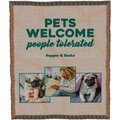 Frisco Funny Pet & Home Collage Woven Photo Throw Personalized Blanket, 50" x 60"