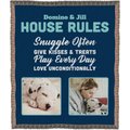 Frisco Sentimental Pet & Home Collage Woven Photo Throw Personalized Blanket, 50" x 60"