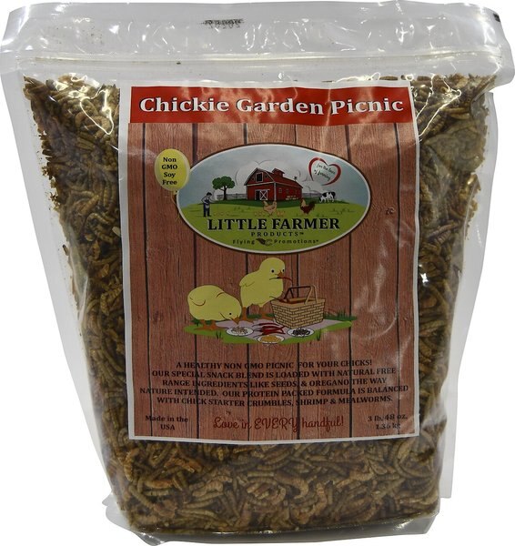 Little Farmer Products Chickie Picnic Chicken Treats, 3-lb bag slide 1 of 5