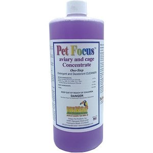 Mango Pet Focus Bird Aviary & Cage Cleaner Concentrate, 32-oz bottle