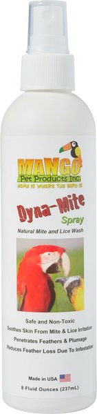 Mango Pet Dyna-mite Mite & Lice Bird Spray, 8-oz bottle slide 1 of 1