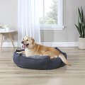 Weatherproof Pet Hexagon Dog Bed, Grey, Medium