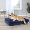 Weatherproof Pet Pillowtop Dog Bed, Navy