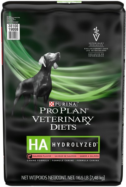 Purina Pro Plan Veterinary Diets HA Hydrolyzed Salmon Flavor Dry Dog Food, 16.5-lb bag slide 1 of 9