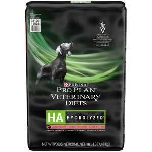 Purina Pro Plan Veterinary Diets HA Hydrolyzed Salmon Flavor Dry Dog Food, 16.5-lb bag
