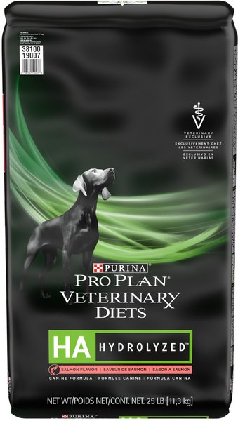 Purina Pro Plan Veterinary Diets HA Hydrolyzed Salmon Flavor Dry Dog Food, 25-lb bag slide 1 of 9