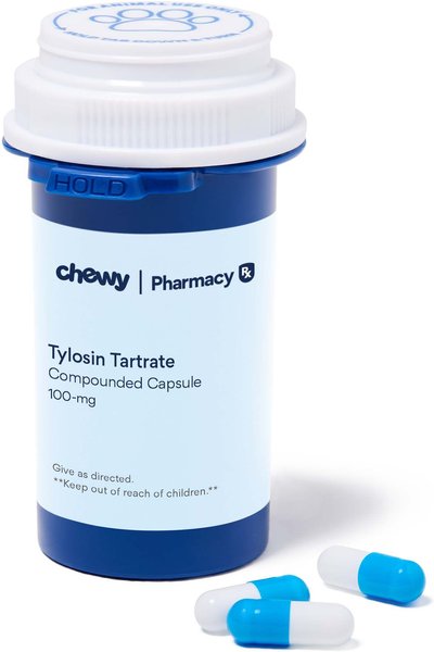 Tylosin Tartrate Compounded Capsule for Dogs & Cats, 100-mg, 1 Capsule slide 1 of 7