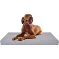 Petlibro Memory Foam Rectangular Dog Bed, Grey, Large