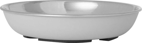 Frisco Heavy Duty Non-Skid Saucer Cat Bowl, 2 count, Gray slide 1 of 7
