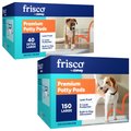 Frisco Training & Potty Pads, 22-in x 23-in, 150 count, Unscented & Frisco Extra Large Training & Potty Pads, 28-in x 34-in, 40 count, Unscented