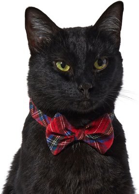 Frisco Red/Green Plaid Dog & Cat Bow Tie, slide 1 of 1