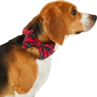 Frisco Red/Green Plaid Dog & Cat Bow Tie, slide 1 of 1