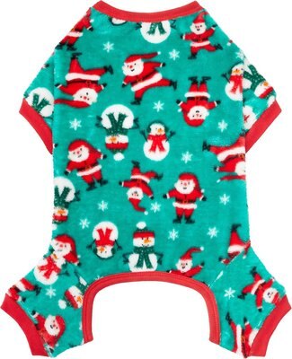 Frisco Jolly Christmas Dog & Cat Cozy Plush Fleece PJs, slide 1 of 1